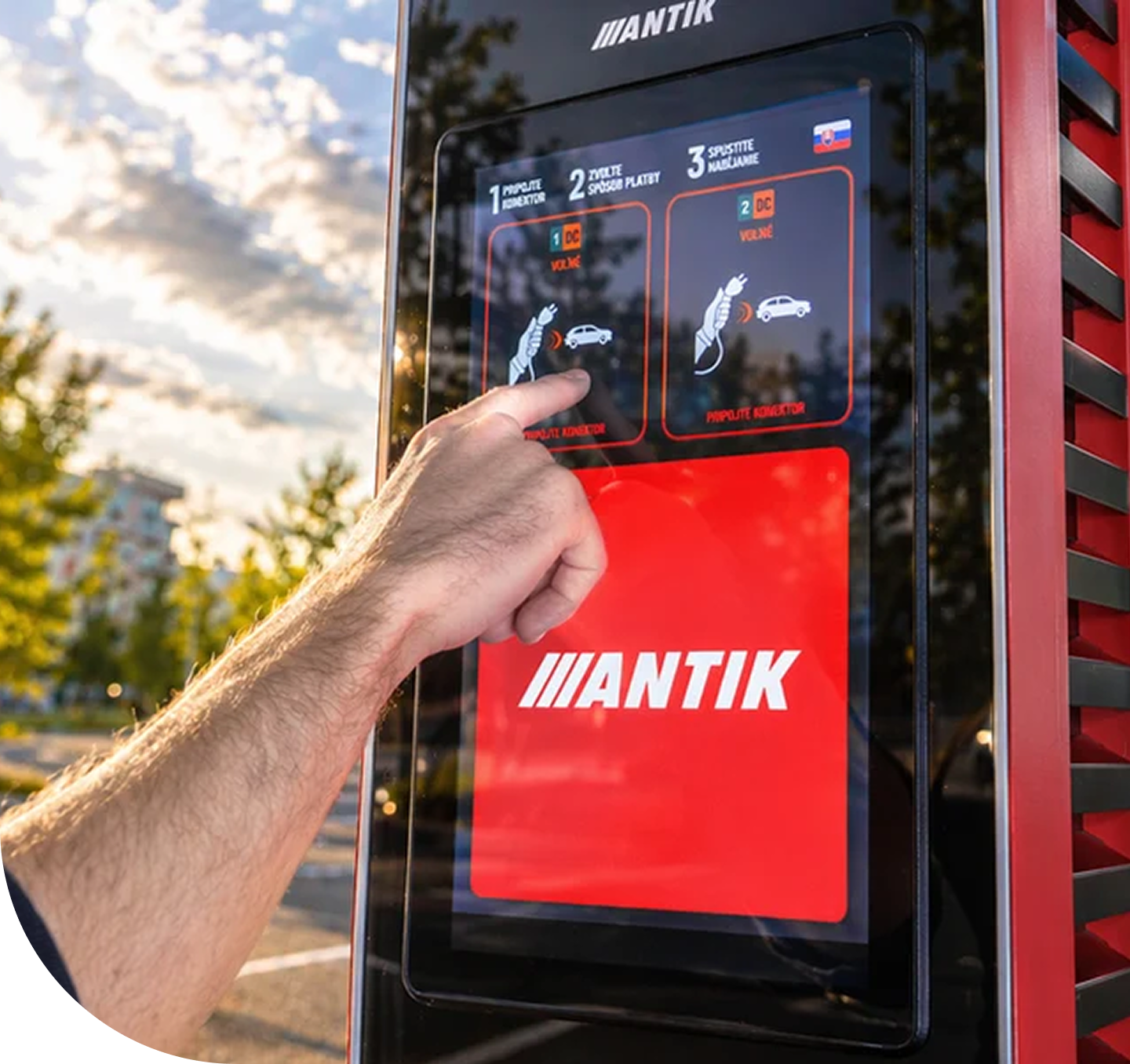 Obsluha nabíjacej stanice ANTIK Drive